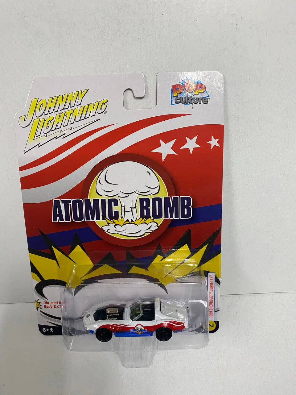 Atomic Bomb diecast car from Johnny Lightning JLPC016 Pop Culture 1969 Chevrolet Corvette