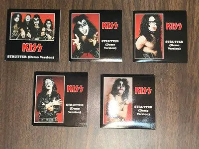 KISS CD 3’’ Strutter Demo 1973 5pc Set - Like New! Limited Edition Austria