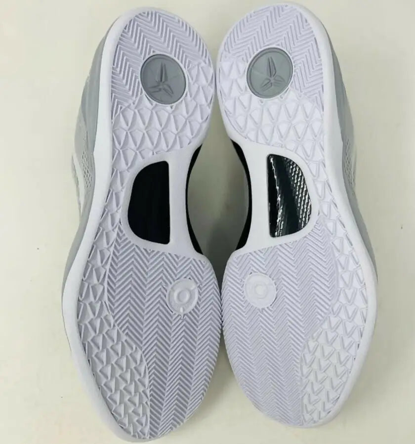 Kobe 8 Protro Wolf Grey athletic shoes soles with traction patterns and midfoot shanks