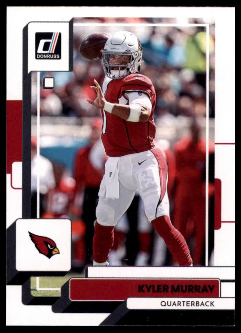 Kyler Murray 2022 Donruss football card showcasing Arizona Cardinals player