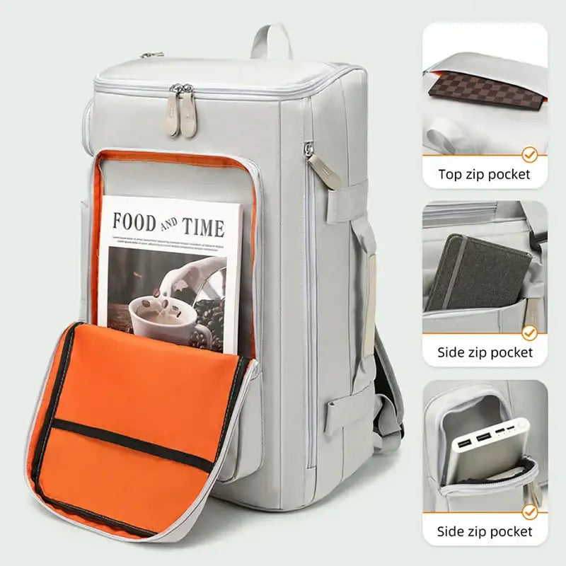 Large Capacity Gym Bag Travel Backpack Wet Dry Separation Shoulder Bags Outdoor Sports Backpacks Yoga Fitness Training