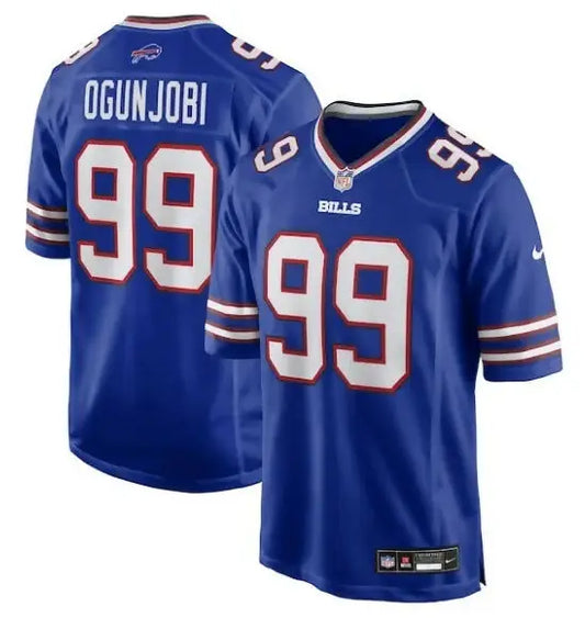 Blue Larry Ogunjobi Buffalo Bills Nike Game Jersey with number 99 on back