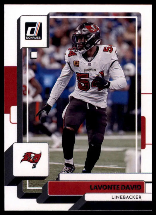 Lavonte David football card from Lavonte David 2022 Donruss #259 Tampa Bay Buccaneers