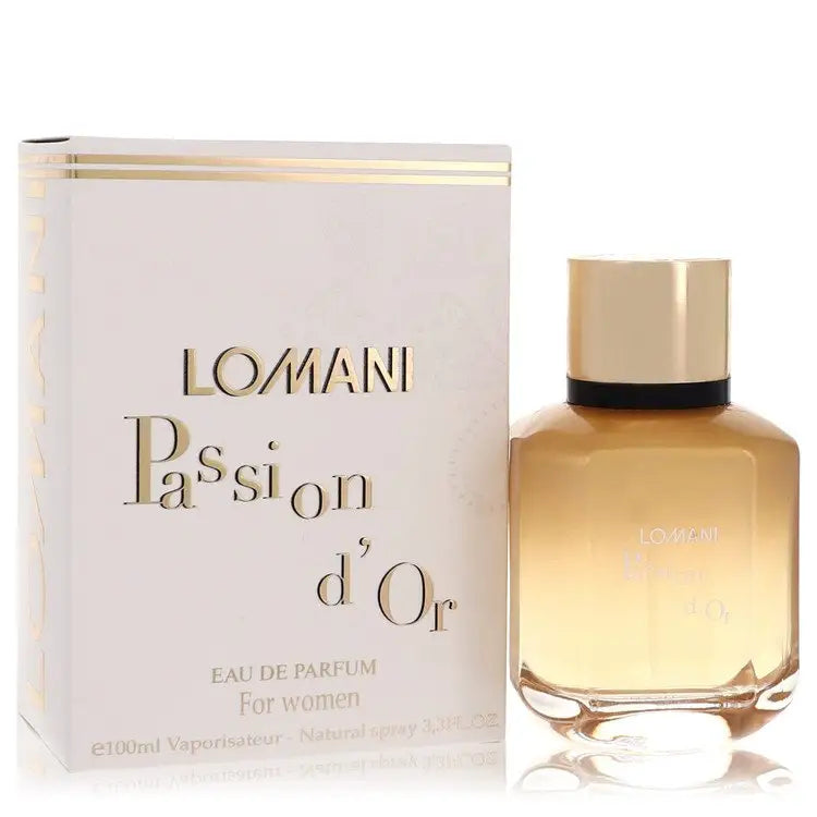 Lomani Passion D’or by Lomani - Eau De Parfum Spray 3.3 oz - Women / Medium - Eau De Parfum Spray 3.3 oz