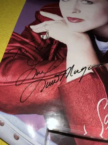 Lorrie Morgan signed autograph of Something In Red country music poster with JSA cert