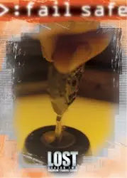 Hourglass with sand flowing in Lost Season 2 Fail Safe Case Topper Card design