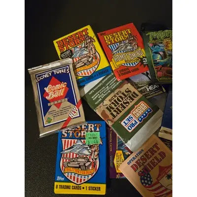 Random mixed trading card packs lot of 15 non-sport card packs for collectors