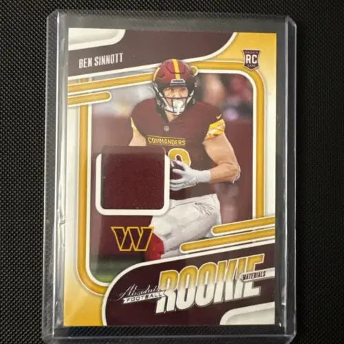Ben Sinnott NFL rookie card from Lot of 4 2024 Panini NFL Rookie Cards collection