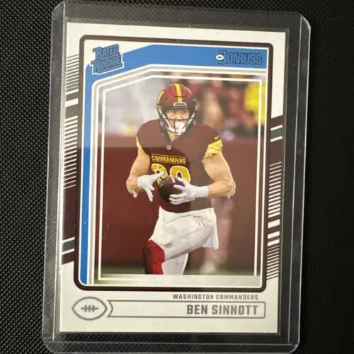 Ben Sinnott NFL Rookie Card from Lot Of 4 2024 Panini NFL Rookie Cards