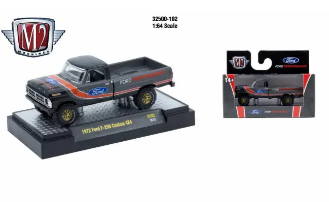 Die-cast 1972 Ford F-250 Custom 4X4 from Machines Autothentics REL series