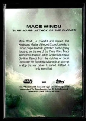 ? Mace Windu — 2025 Topps Chrome Star Wars #85 ?