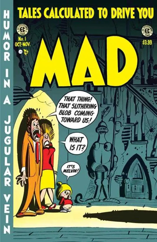 MAD Magazine #1 Facsimile Edition cover by Harvey Kurtzman with spooky cartoon characters