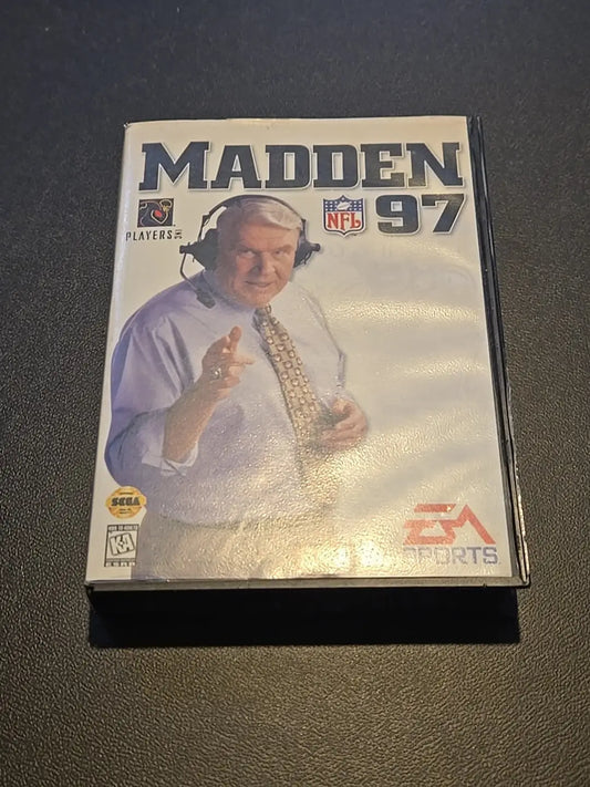 Madden NFL 97 video game for Sega Genesis, complete CIB with scouting report included