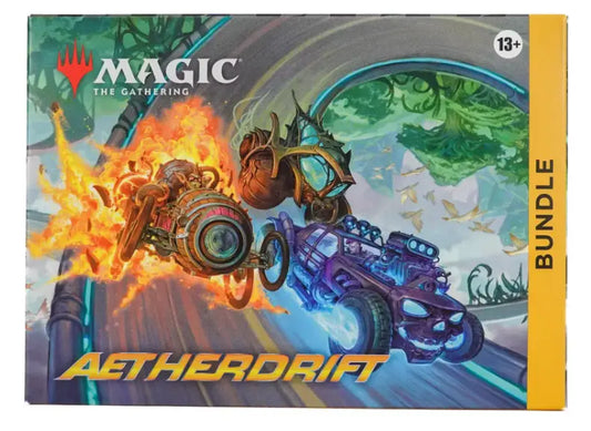 Magic Aetherdrift Bundle Box with motorcycle vehicle and oversized spindown life