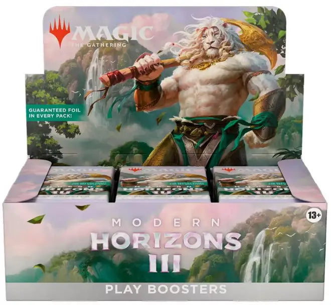 Display of Modern Horizons 3 Booster Box for Magic The Gathering game