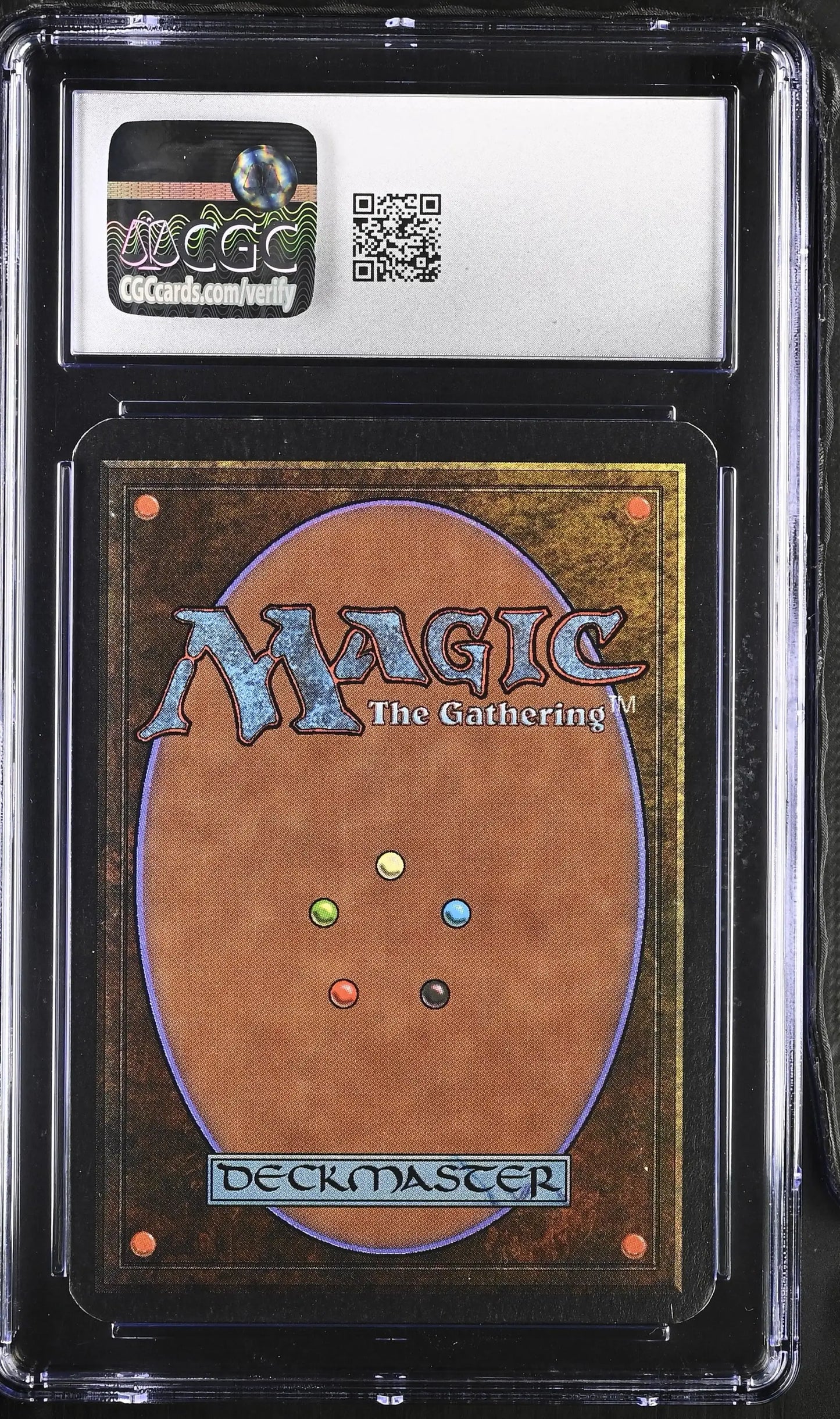 Graded Magic The Gathering Earthquake Alpha Edition card in Mint CGC 9 condition
