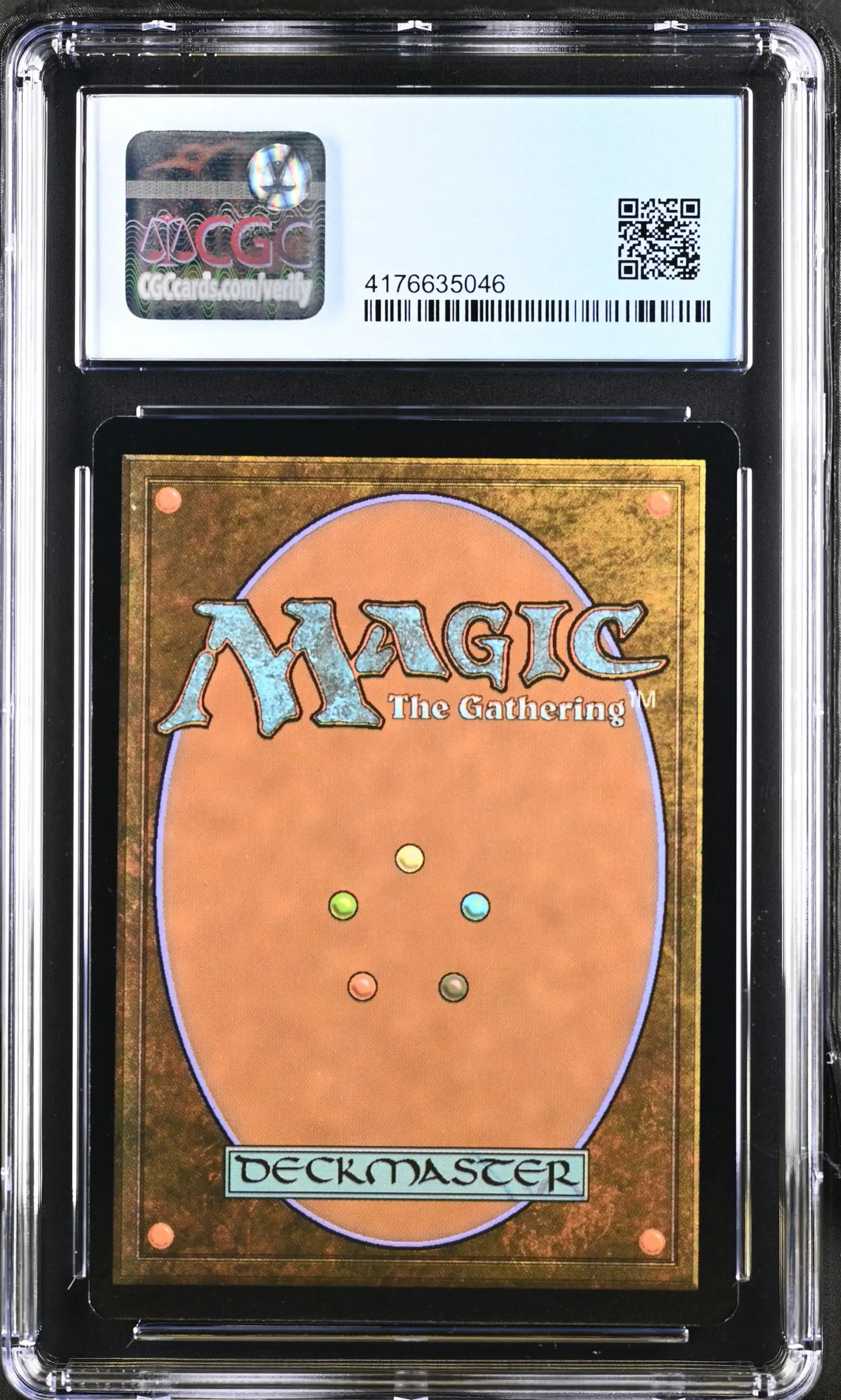 Magic: The Gathering MTG Endurance card back in a graded case, a premium trading card