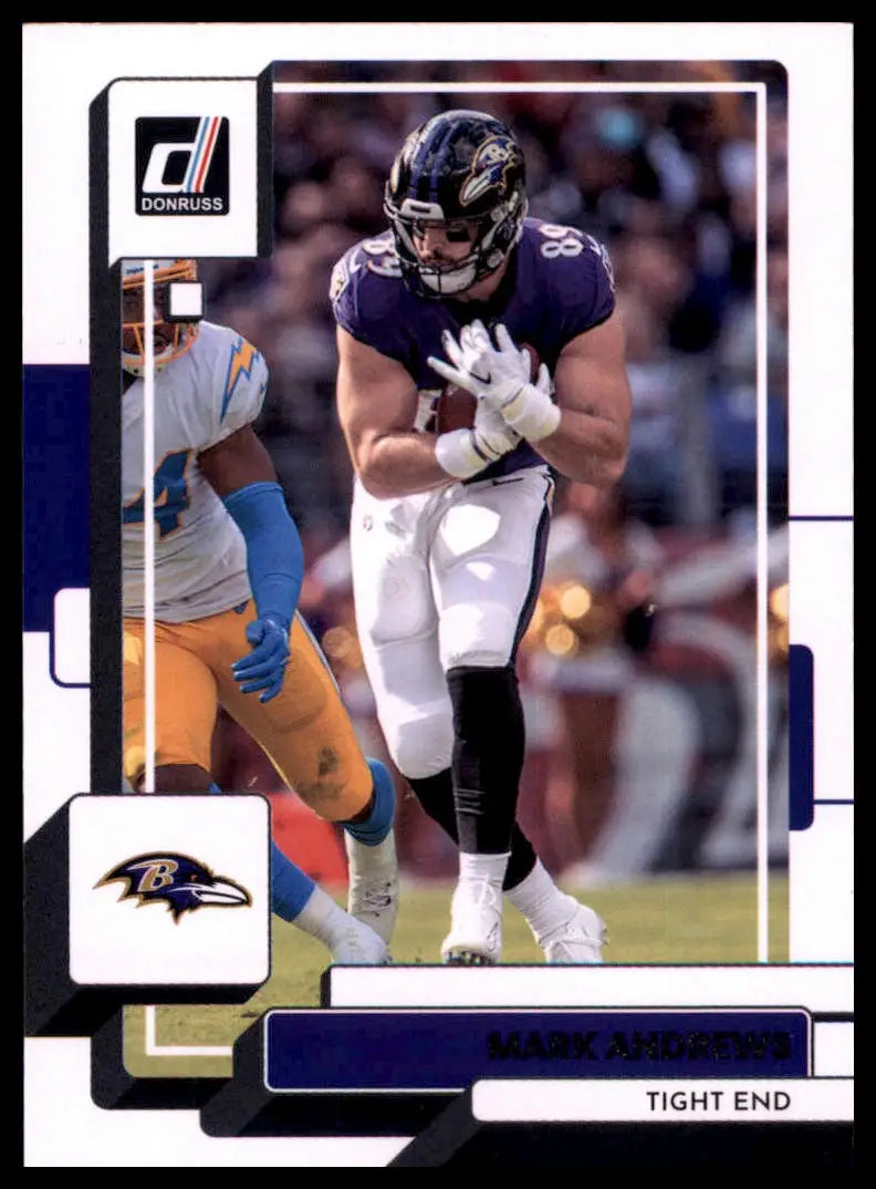 Mark Andrews football card from 2022 Donruss Baltimore Ravens product