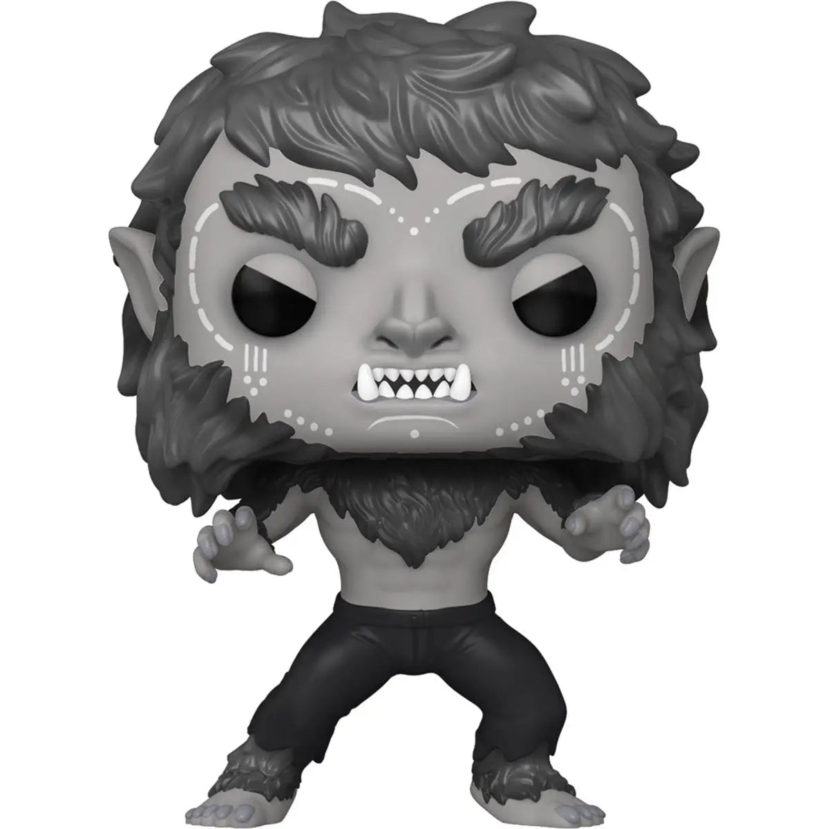Gray werewolf figurine from Marvel’s Werewolf by Night Funko Pop Vinyl Figure #1273