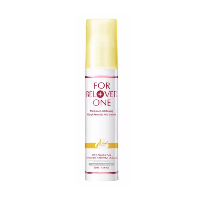 White Melasleep Whitening Lotion with Ethyl Ascorbic Acid and yellow cap