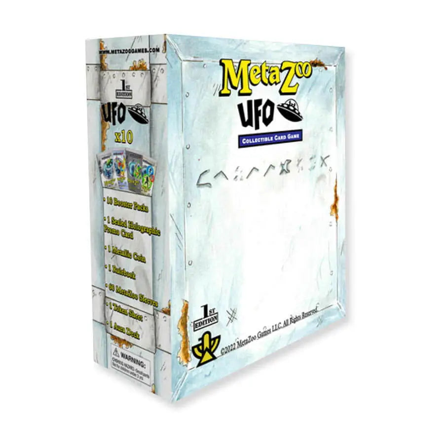 Cardboard packaging for Metazoo TCG: UFO 1st Edition Spellbook trading cards