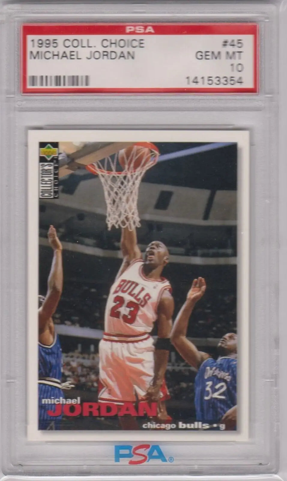 Graded Michael Jordan basketball card from Columbia Hobby’s eBay store, gem mint quality