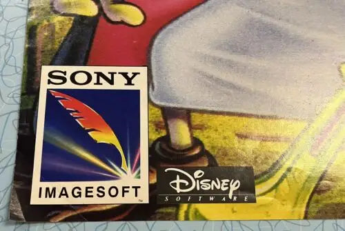 Video game logos on Mickey Mania Timeless Adventures Mickey Mouse poster for collectors