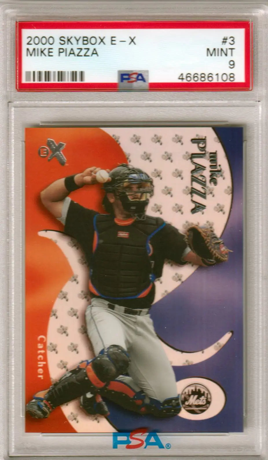Graded Mike Piazza Baseball Card from Skybox E-X Series at Columbia Hobby