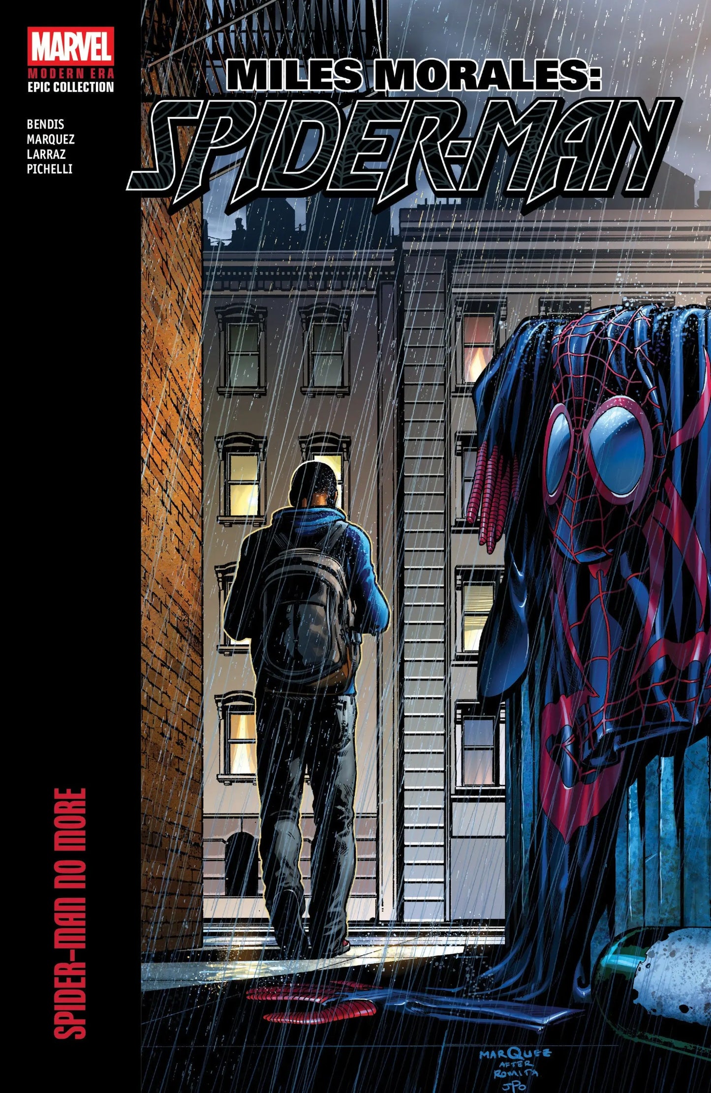 Comic book featuring Miles Morales Spider-Man from Miles Morales Modern Era Epic Collection