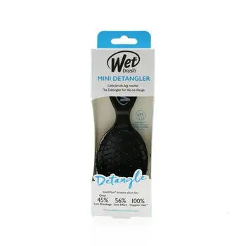 Mini Detangler - # Black - 1pc - 1pc / 1 - Hair Care