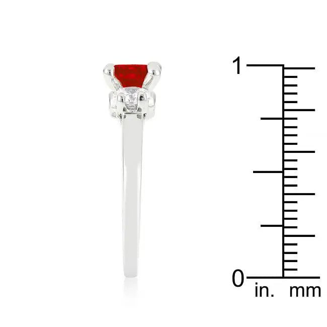 Mini Ruby Triplet Ring - Rings