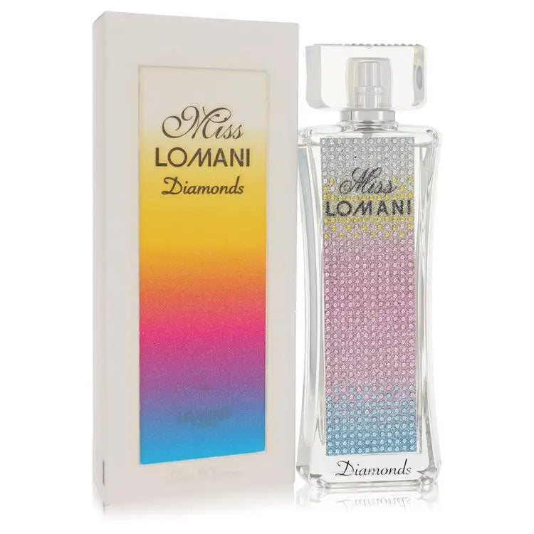 Miss Lomani Diamonds by Lomani - Eau De Parfum Spray 3.3 oz - Women / Medium - Eau De Parfum Spray 3.3 oz