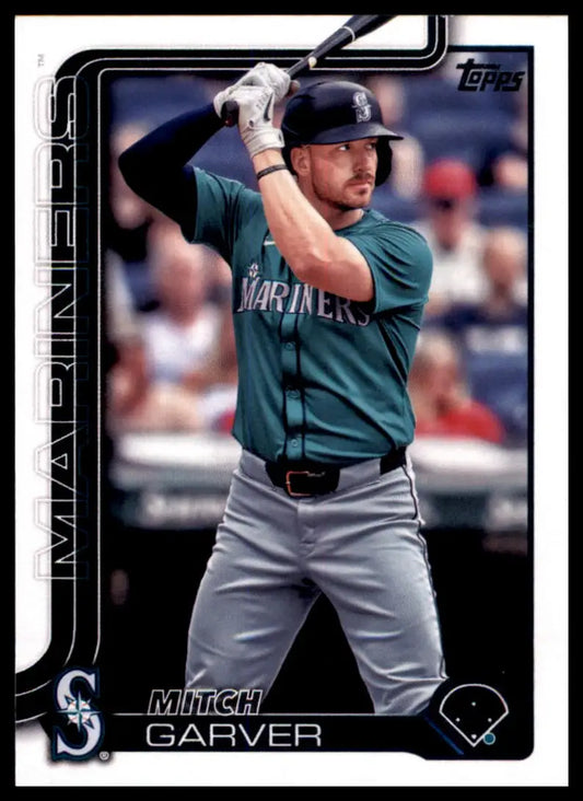 Mitch Garver baseball card from 2025 Topps #338 Seattle Mariners collection