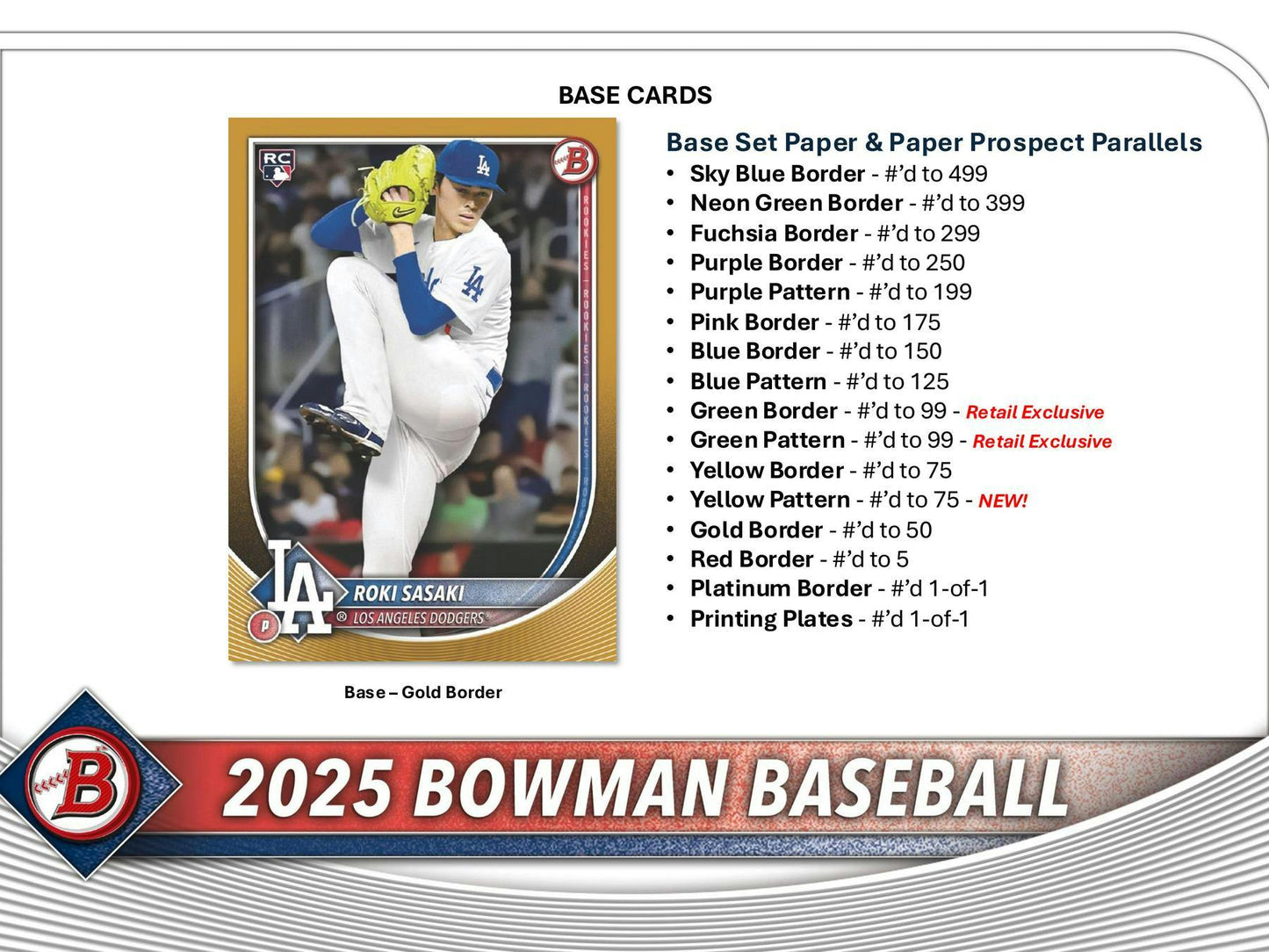 2025 Bowman Baseball 6-Pack Blaster Box