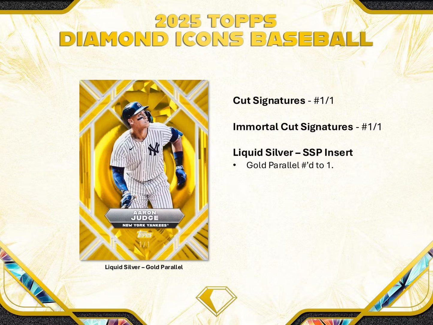 2025 Topps Diamond Icons Baseball Hobby Box