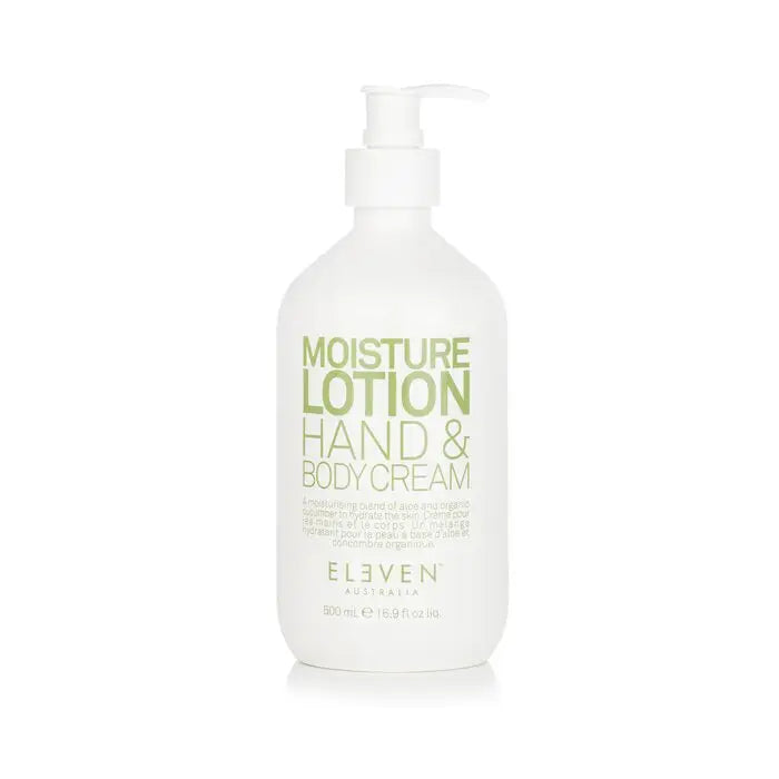 White pump bottle of Moisture Lotion Hand & Body Cream 500ml/16.9oz