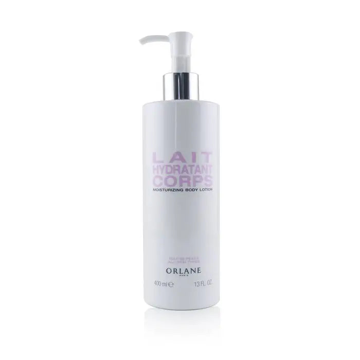 White pump bottle of Moisturizing Body Lotion for all skin types 400ml/13oz