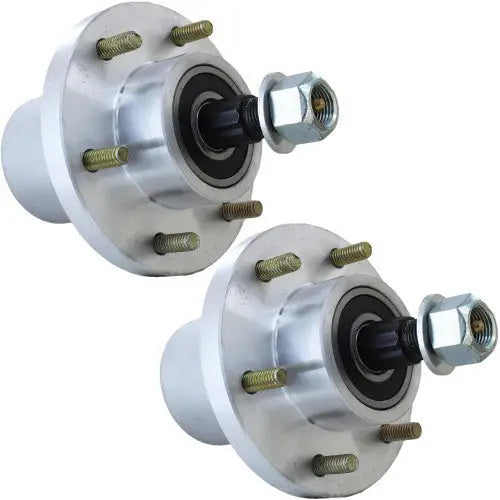 White wheel hub with silver bolts and black center for Pro-Stance 1934FX and Great Dane models