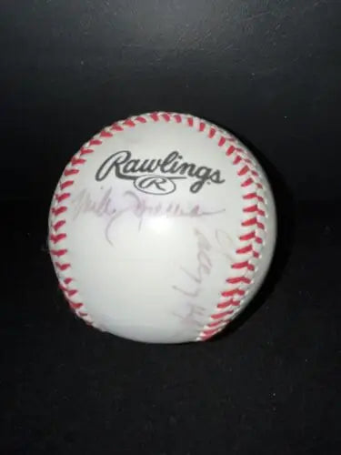 Autographed Rawlings NASA Astronaut Baseball for collectors of baseball cards and trading cards