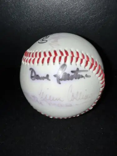NASA Auto Signed Astronaut Baseball featuring Foreman, Collins, Leestma, Anderson, Massimino