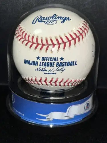 Encased official Major League Baseball signed by Eileen Collins and Soichi Noguchi