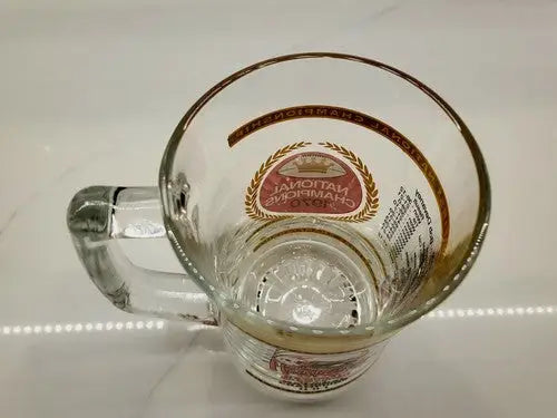 Nebraska Huskers Football 1970 National Champions Glass Mug Beer Stein Devaney