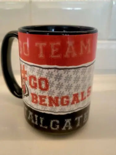 Cincinnati Bengals mug, officially licensed for game day and tailgate celebrations