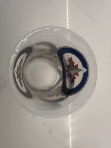 Toronto Maple Leafs Plastic Logo’d Cup showcasing Winnipeg Jets design