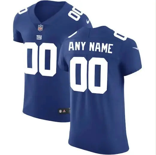 Customizable blue New York Giants Nike Vapor Untouchable Elite football jersey