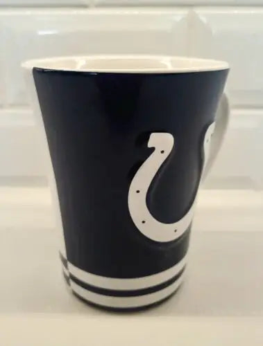 Baltimore Colts coffee mug by Boelter Brands with two-toned ceramic design