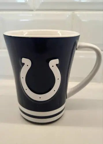 Navy blue Baltimore Colts coffee mug by Boelter Brands with logo design