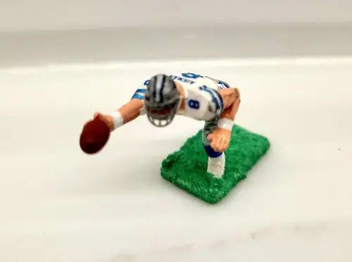 Miniature football player figurine of Troy Aikman NFL Custom Tudor Dallas Cowboys HOF