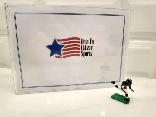 NFL custom Wilbert Montgomery football figurine in Deja Vu Classic Sports box for Philadelphia Eagles