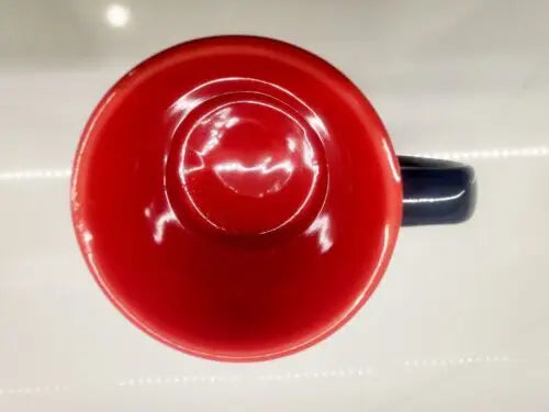 Red mug with blue handle NFL New England Patriots officially licensed sculpted mug